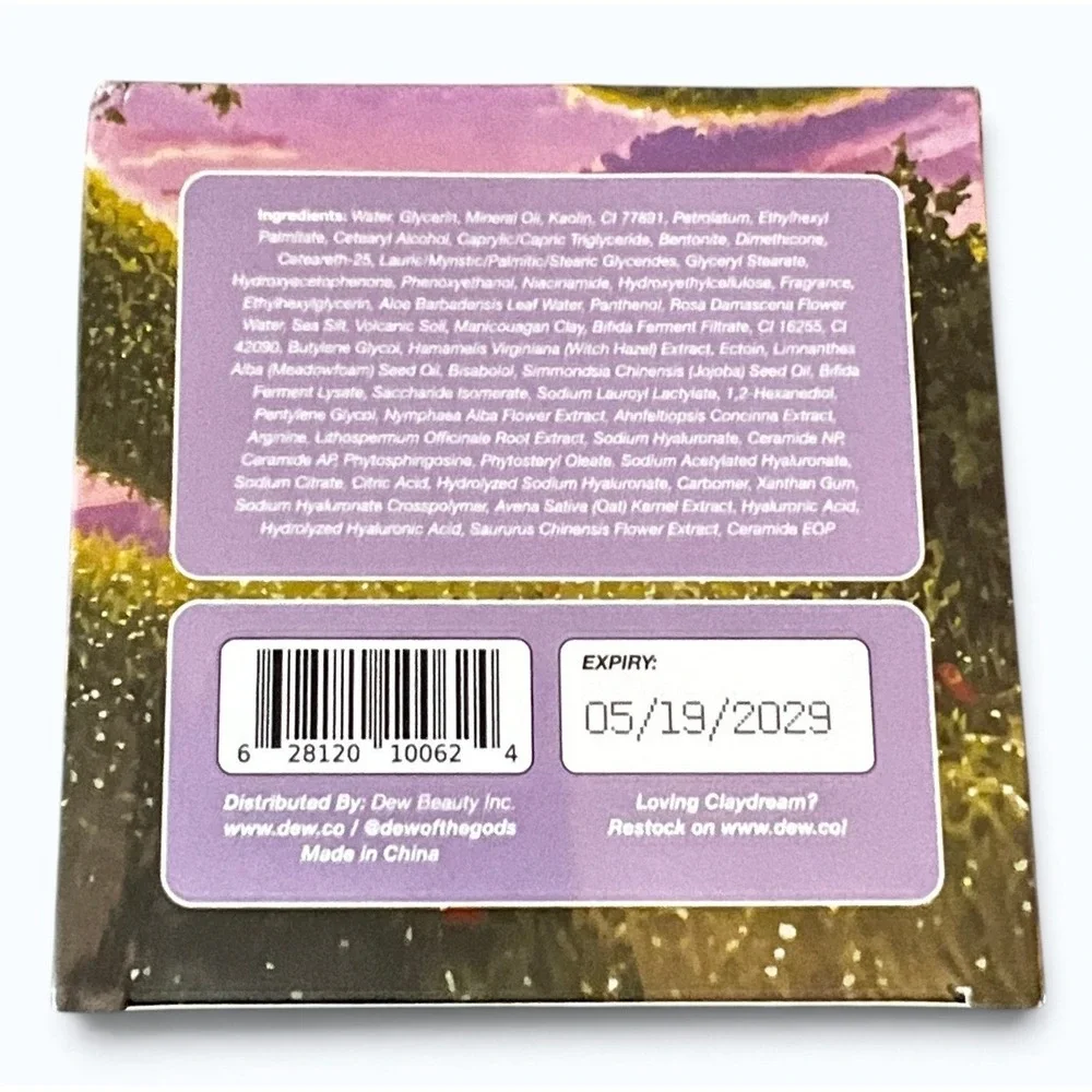 Dew of the Gods Claydream Nighttime Reparative Clay Mask Hyaluronic Ceramide NEW
